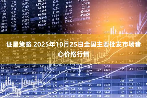 证星策略 2025年10月25日全国主要批发市场猪心价格行情